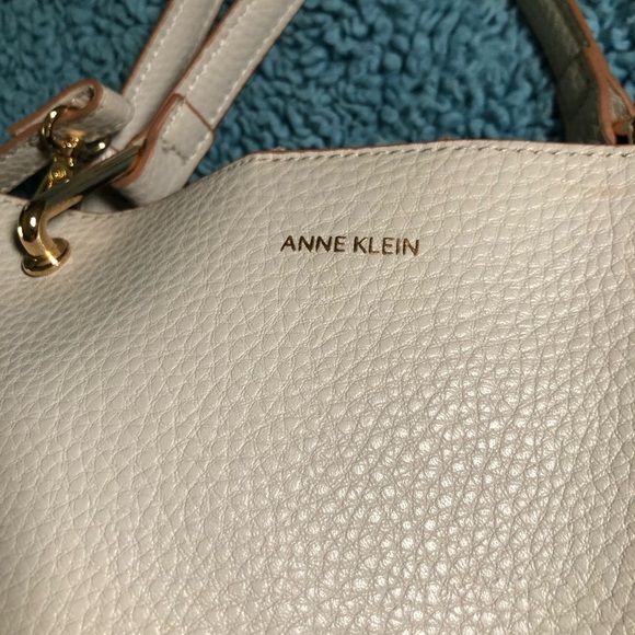 Anne Klein Alissa Midi Satchel Women's Handbag Natural Color AKH3517 - Picture 3 of 8